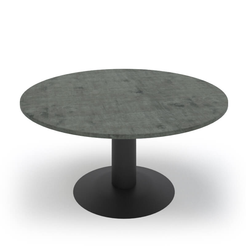 שולחן ישיבות עגול רגל פיצה
