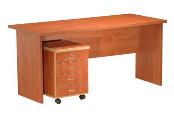 שולחן דגם מטריקס כולל ארגז מגירות נייד